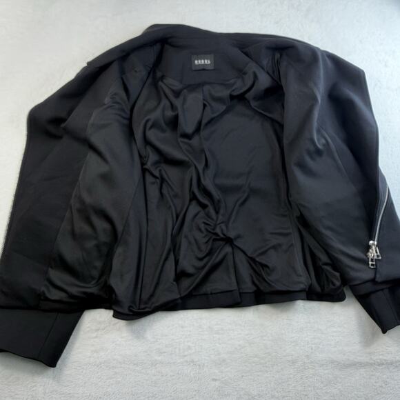 Torrid Rebel Wilson 1X Moto Jacket Black Grunge Punk Whimsigoth Emo Academia - Picture 6 of 11